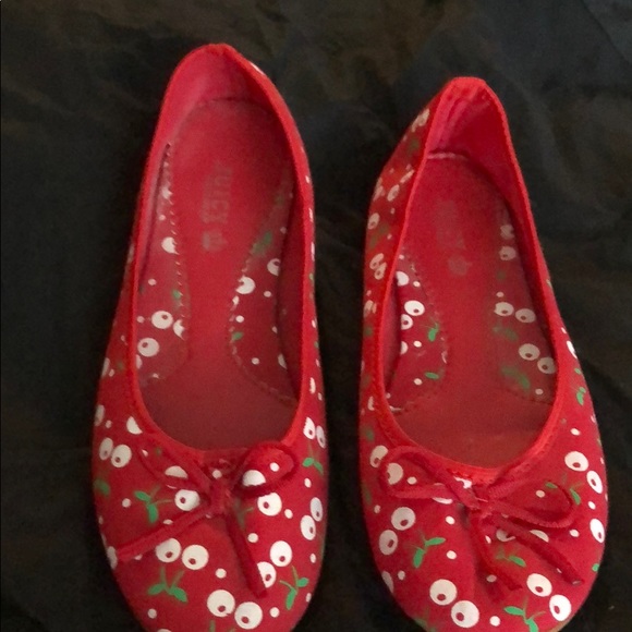 Juicy footwear flat red cherry - Picture 1 of 4